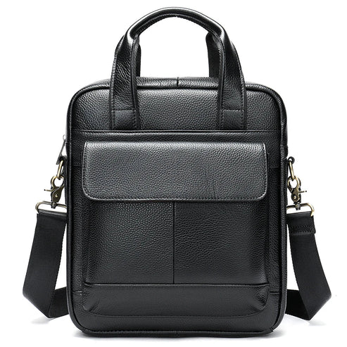 Genuine Leather Messenger Crossbody Bag